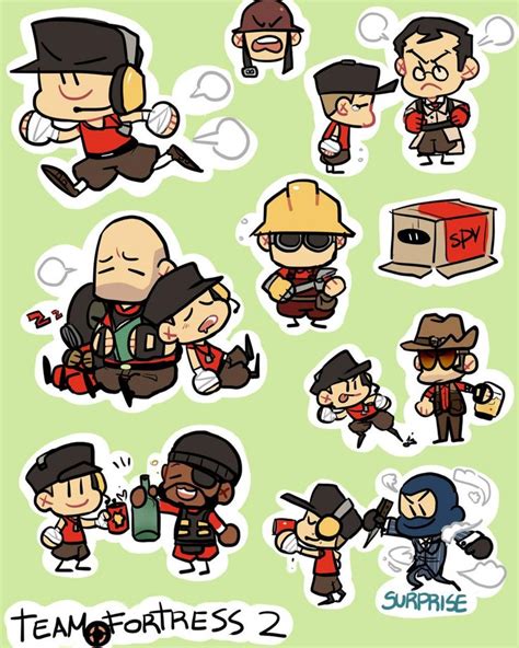 Chibi Style By Konniwa On Deviantart Team Fortress Team Fortress 2