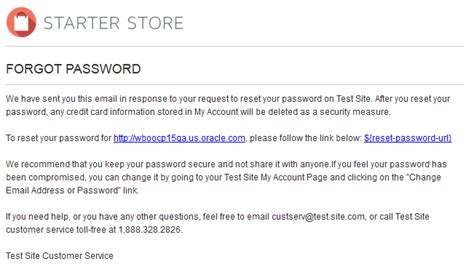 Letter format to sale tax department for reset user id and password. Forgot Your Password Email Template