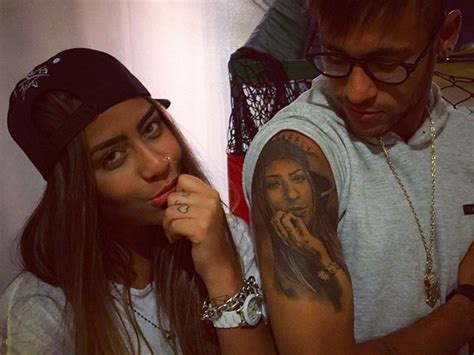 Neymar Reveals New Tattoo Of His Sisters Face On His Arm The Independent
