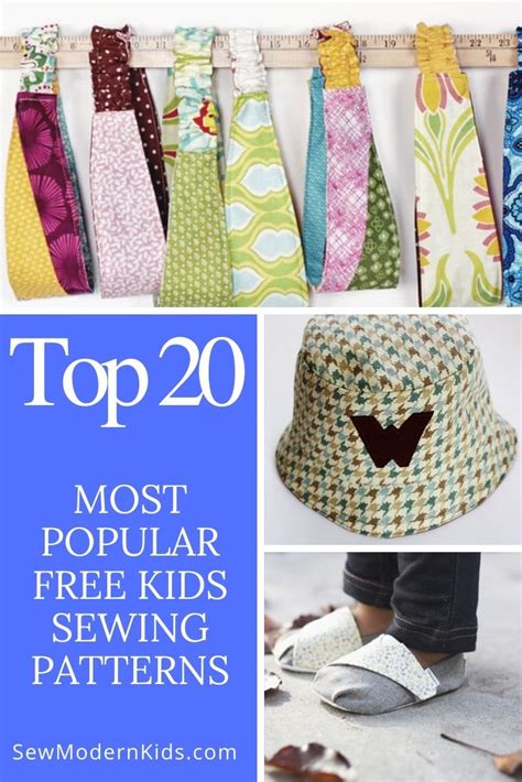Our 20 Most Popular Free Kids Sewing Patterns Sew Modern Kids