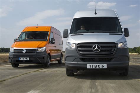 Mercedes Sprinter Vs Vw Crafter Twin Test Review Which Premium Large