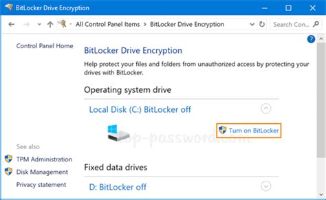 How To Enable Bitlocker Windows 10