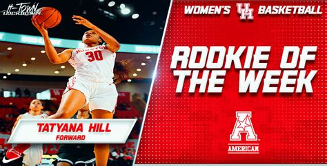 Tatyana Hill Tabbed As American Rookie Of The Week Lady Cougar Sports