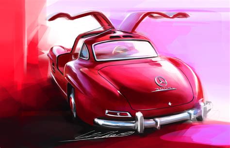 Classic Car Paintings On Behance
