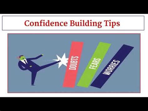 Confidence Building Tips 