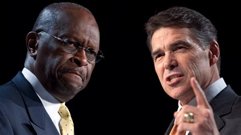 Cain Takes Aim At Perry In 2012 Race Fox News