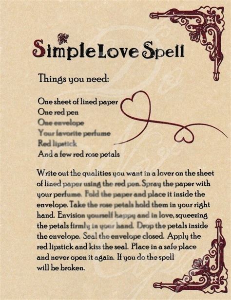 Simple Love Spell To Make Anyone Fall In Love With You Wicca Love