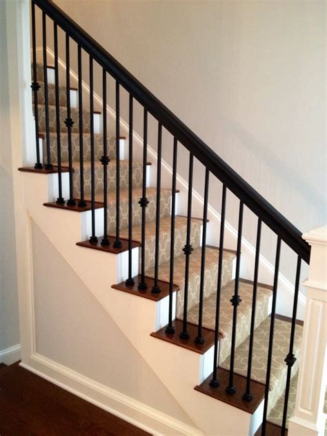 Using up some old paint here to paint a stair bannister rail. Best 25+ Wood handrail ideas on Pinterest | E&m stairs and ...