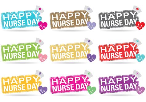 #nurses day #happy nurses day #brad hoylman #national nurses appreciation day. Nurse Day Vector Titles - Download Free Vectors, Clipart ...