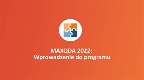 Webinar Maxqda 2022 Wprowadzenie Do Programu Youtube
