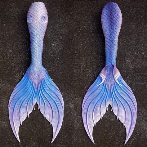 Fairy Blue Mermaid Tail For Swimming With Monofin For Adult