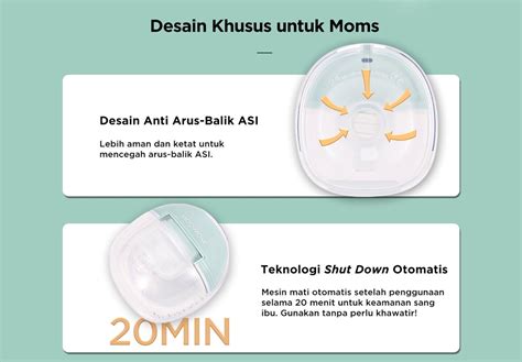 Jual Mooimom M Pompa Asi Elektrik Handsfree Wireless Electric Breast Pump Di Seller Sumberasi