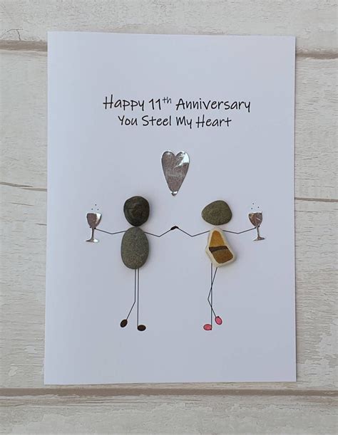 Happy 5th Anniversary Card For Her Wooden Anniversary Etsy
