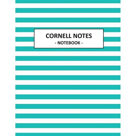 Cornell Notes Notebook Structured Notebook Note Taking With Graph