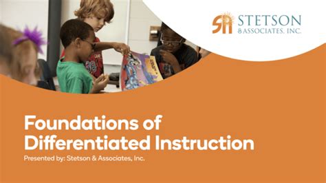 Foundations Of Differentiated Instruction Stetson And Associates Inc