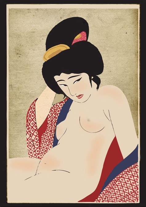 Illustration Japanese Geisha Drawing Funny Art Japanese Art Hot Sex