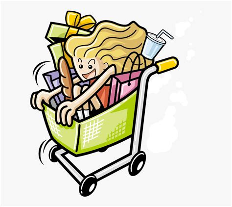 Shopping Cart Shopping Centre Clip Art Girl Riding In Shopping Cart