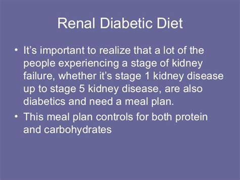 Renal Diabetic Diet The 3 Ways To Control It Better