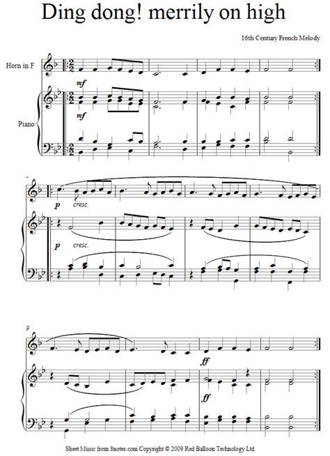 A million dreams the greatest showman cast easy piano tutorial sheet music by betacustic. french horn ding dong sheet music - 8notes.com