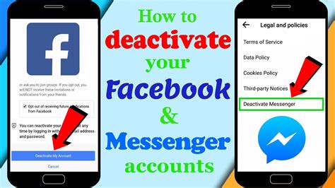Tap your profile picture in the top left corner > privacy & terms > deactivate messenger. How to deactivate your Facebook and Messenger accounts ...