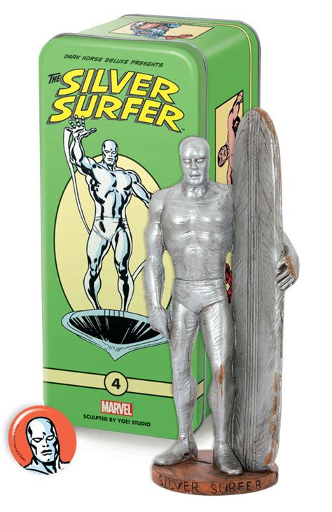 Marvel Classic Character Series 2 4 Silver Surfer Profile Dark