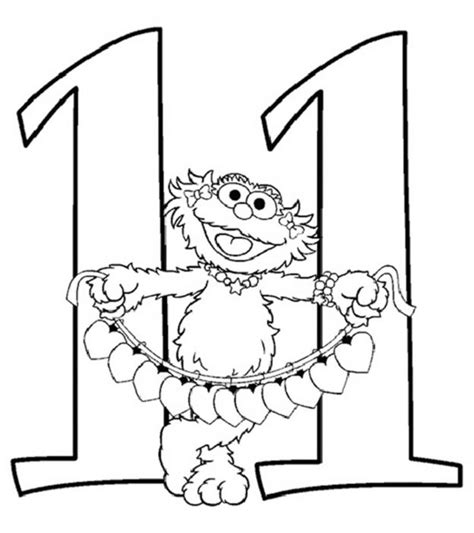 Top 21 Free Printable Number Coloring Pages Online
