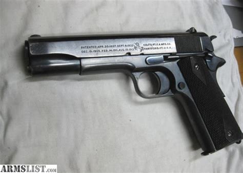 Armslist For Sale 1919 Colt Government Commercial 1911 45 Auto Nice Candr