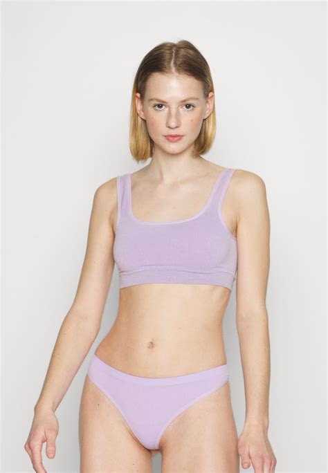 out from under for urban outfitters imogen square neck seamless bralette bustier lavender