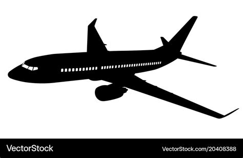 Airplane Silhouette Old Airplane Vector Silhouette To Create Aircraft