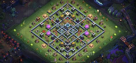 Best Anti 3 Stars Base Th13 With Link Hybrid 2023 Town Hall Level 13