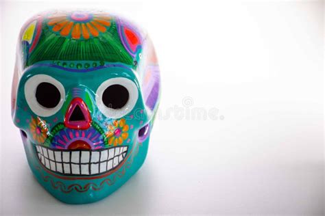 Mexican Skull Mexican Art Skull Painting Stock Photo Image Of
