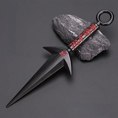 Ninja Alloy Kunai Weapon Toy Uchiha Sasuke Long Sword Butterfly Knife
