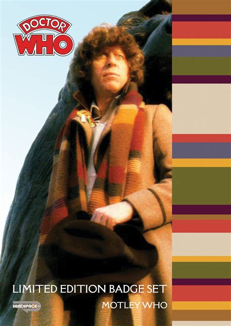 Doctor Who Limited Edition Exclusive Badge Set Tom Baker Etsy Uk