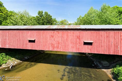 Indiana Gallery Cades Mill Covered Bridge Over Coal Creek Covered