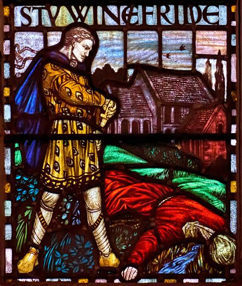 The Murder Of Winefride Celebrating Margaret Rope Stained Glass Artist