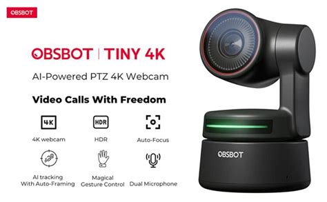 Obsbot Tiny 4k レビュー｜ai自動追跡機能搭載コンパクトハイエンド4kウェブカメラ 非アクティビズム。