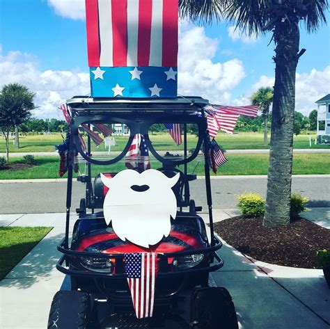 4th Of July Golf Cart Golf Carts Golf Cart Decorations 4th Of July