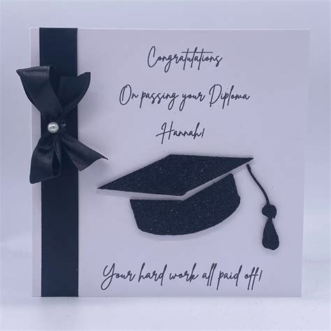 Graduation Congratulations Card University College School Etsy Uk