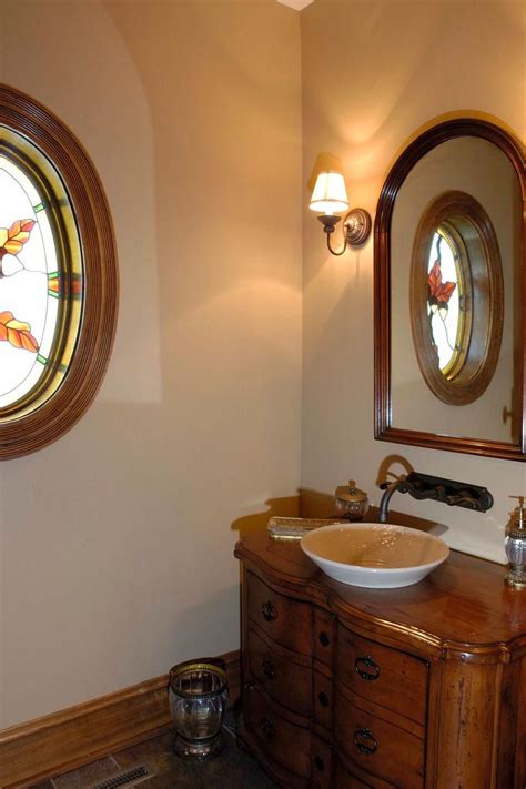 Step Inside This Lake House Powder Room And Youll Find A Beautiful