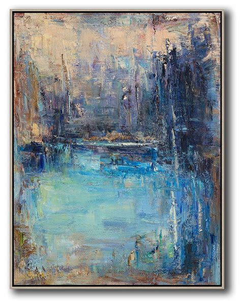 Extra Large Acrylic Painting On Canvasabstract Landscape Painting