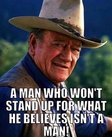 Great Western John Wayne Christian Life Stand Up Life Lessons