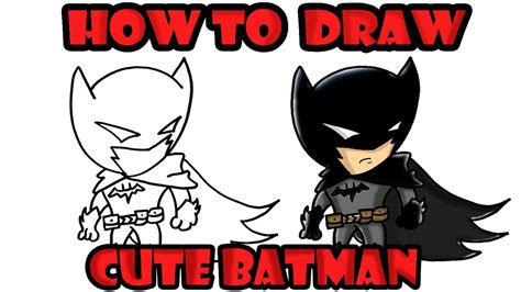 How To Draw Batman Step By Step Youtube