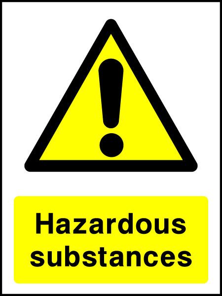 Hazardous Substances Sign Hfe Signs Banners