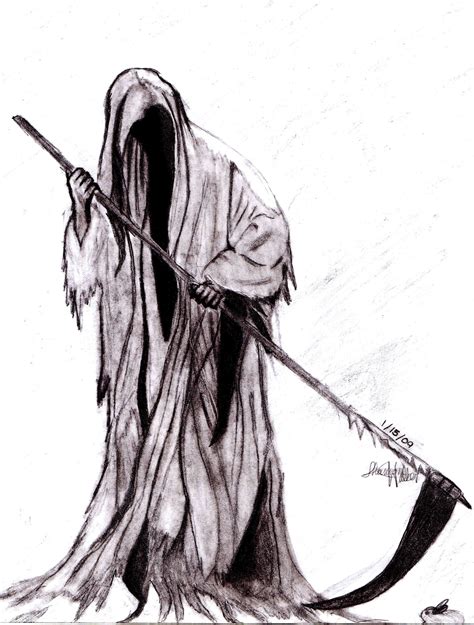 Grim Reaper Drawing Image Drawing Skill