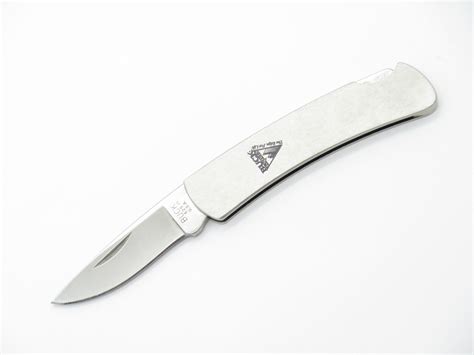 Vtg 1997 Buck Logo 525 Gent Thin Small Folding Lockback Pocket Knife