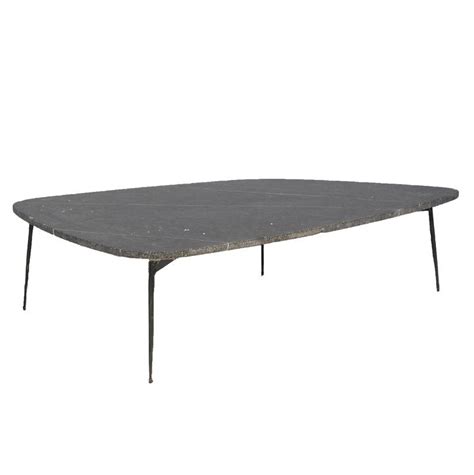 Bonnlo modern coffee table,faux marble top rectangular coffee table with metal frame,living room coffee cocktail table. Nadene Large Coffee Table with Marble and Iron Legs ...