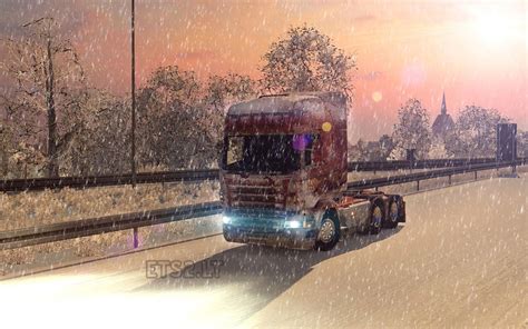 Snow Skin For Scania R Streamline By Rjlandscs Ets2 Mods