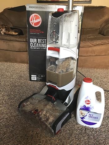 This carpet cleaner is ideal for pet messes and human messes as well and it has plenty of attachments to tackle. Hoover SmartWash Review | Pet Carpet Cleaner- Dachshund ...