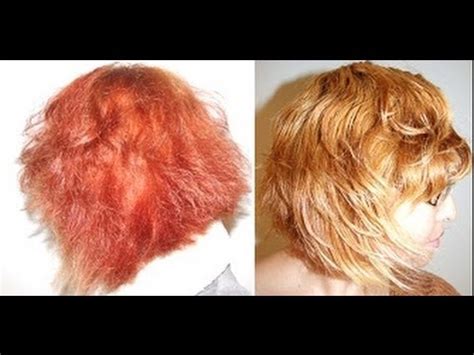 Toners, which are similar to color removers, eliminate brassy and unwanted tones in lightened hair. Jo Baz Colour Remover review red to blonde get rid of ...