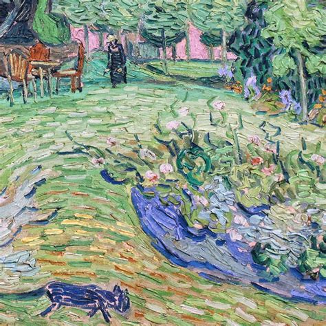 Daubignys Garden Detail By Vincent Van Gogh Lone Quixote Lone Quixote
